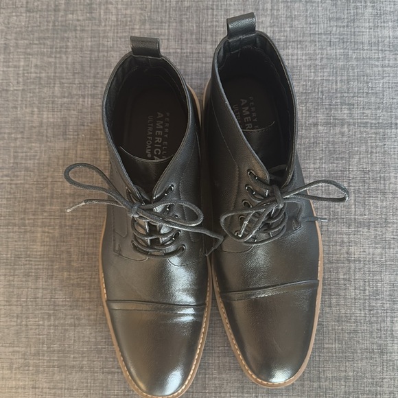 Perry Ellis America Ultrafoam “Manning” style lace up Chelsea boots, size 10.5 - Picture 2 of 8